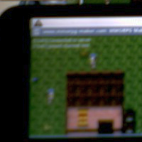 Mobile MMORPG made with MMORPG Maker XB running on HTC Dream with Android 1.6